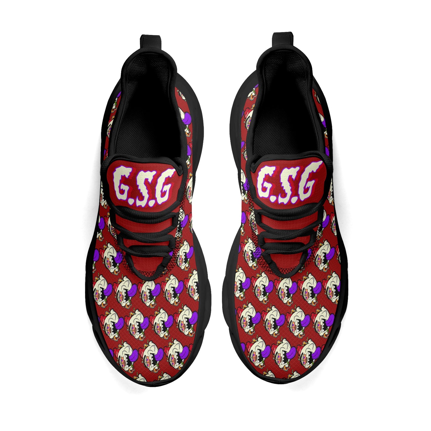 G.S.G Ghost Star Ghouls Maroon Star Kicks