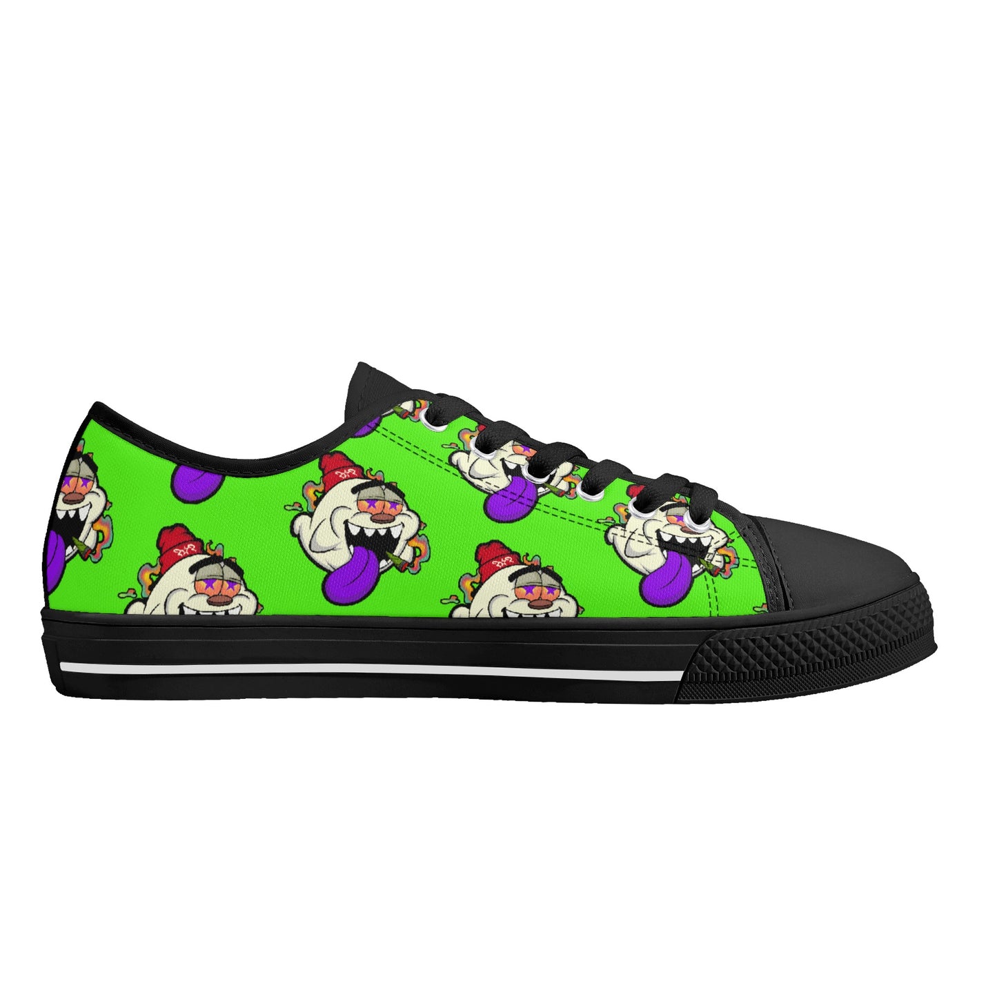 G.S.G Ghost Star Ghouls S.O.S Ghost Edition Mens Goo Green Low Top Star Kicks