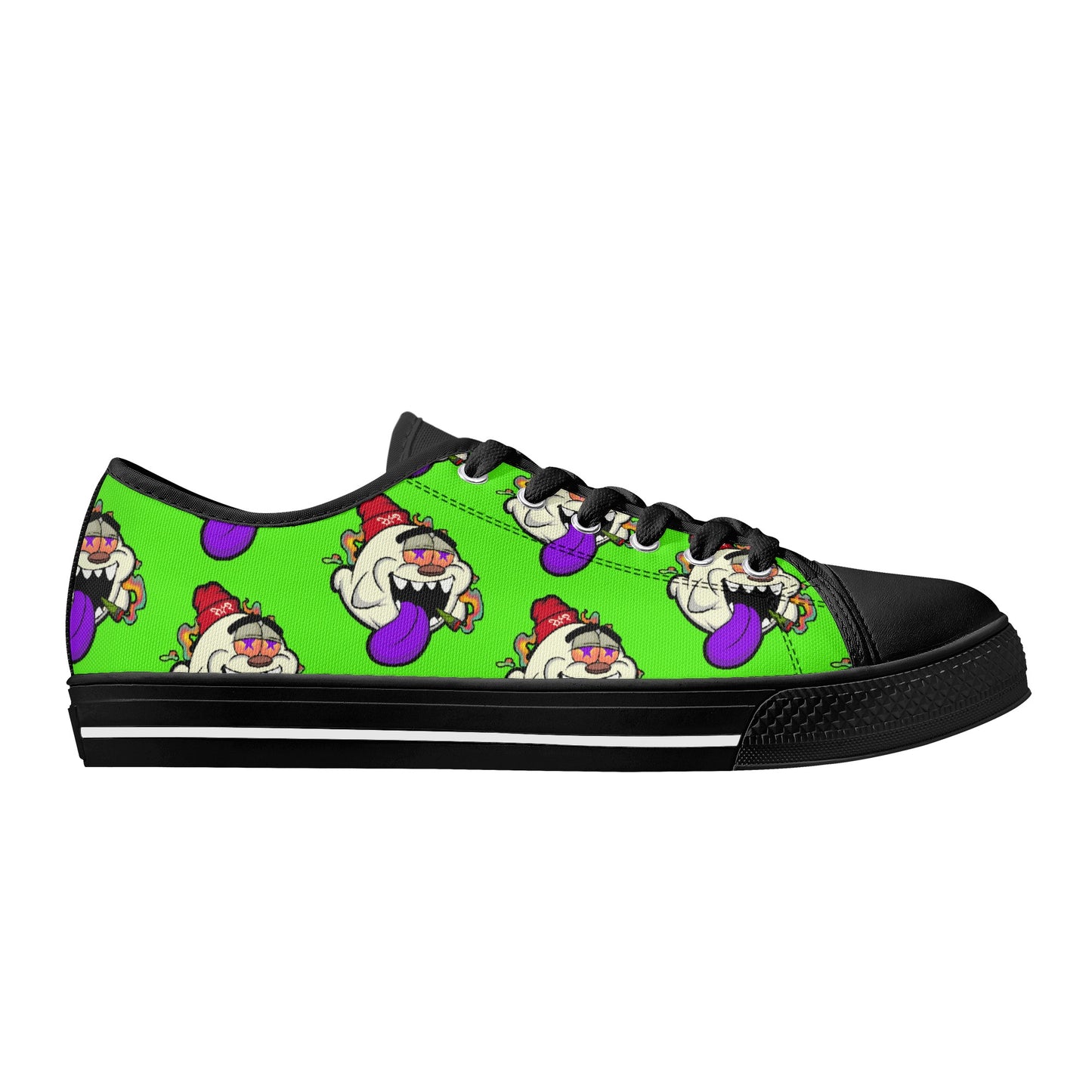 G.S.G Ghost Star Ghouls S.O.S Ghost Edition Mens Goo Green Low Top Star Kicks