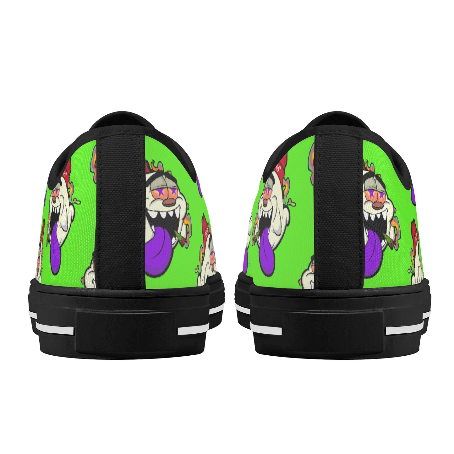 G.S.G Ghost Star Ghouls S.O.S Ghost Edition Mens Goo Green Low Top Star Kicks