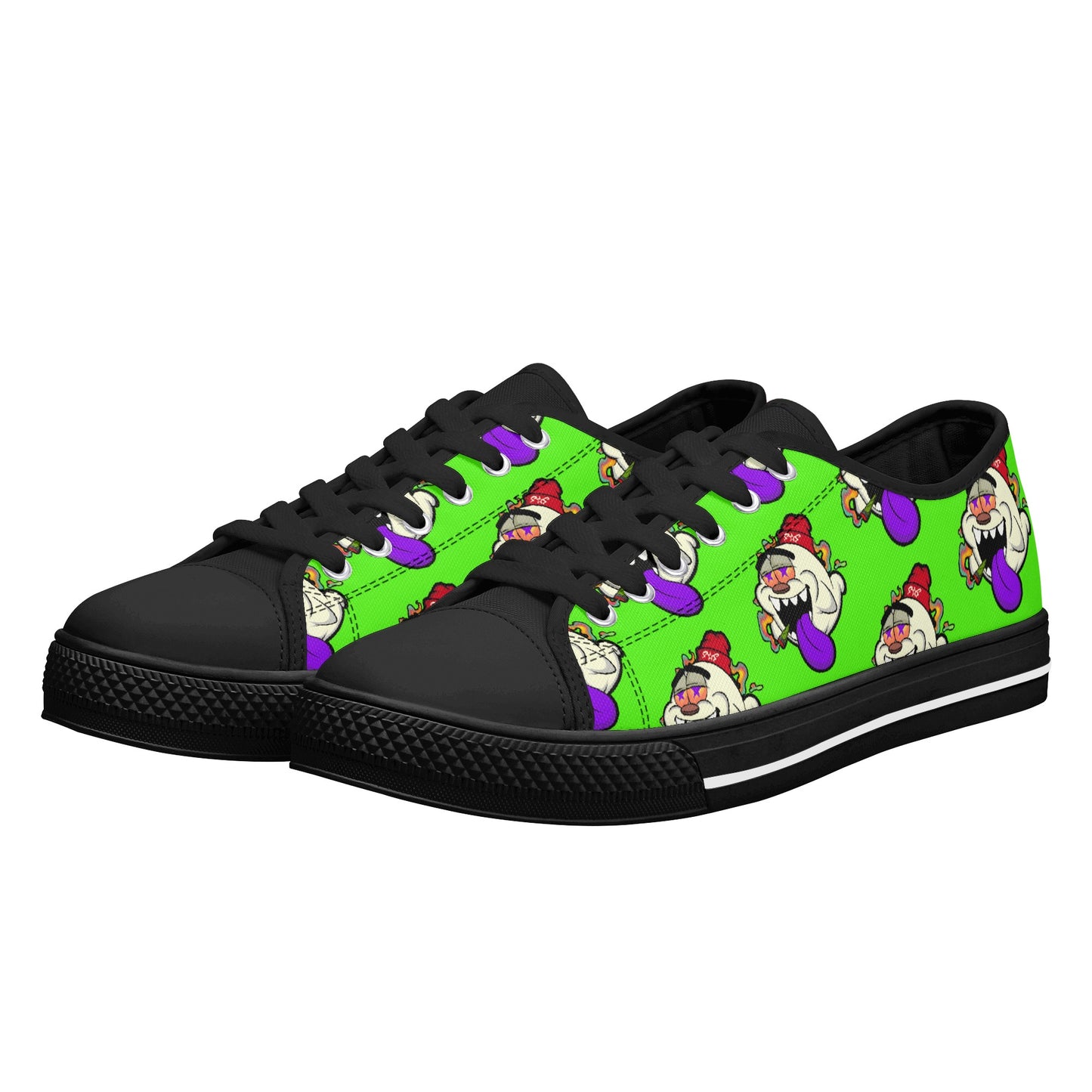 G.S.G Ghost Star Ghouls S.O.S Ghost Edition Mens Goo Green Low Top Star Kicks