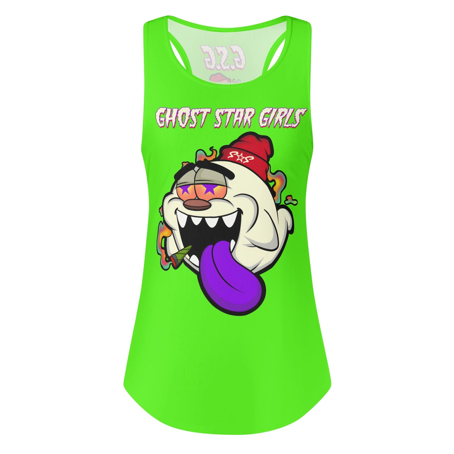 G.S.G Ghost Star Girl S.O.S Ghost Edition Womens Goo Green Vest