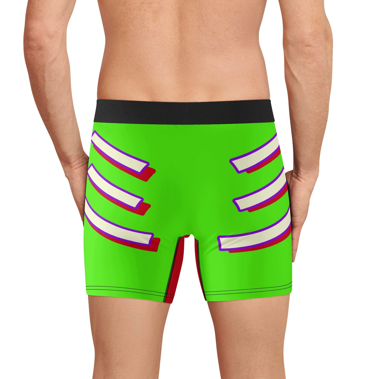 G.S.G Ghost Star Ghouls Mens Goo Green Classic Stretch Trunks & Underwear