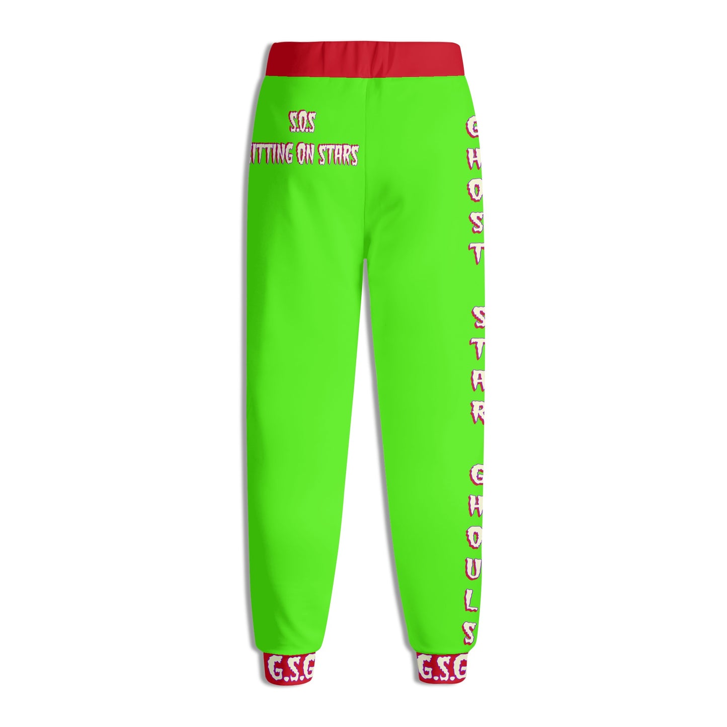 G.S.G Ghost Star Ghouls Mens Goo Green Sweatpants