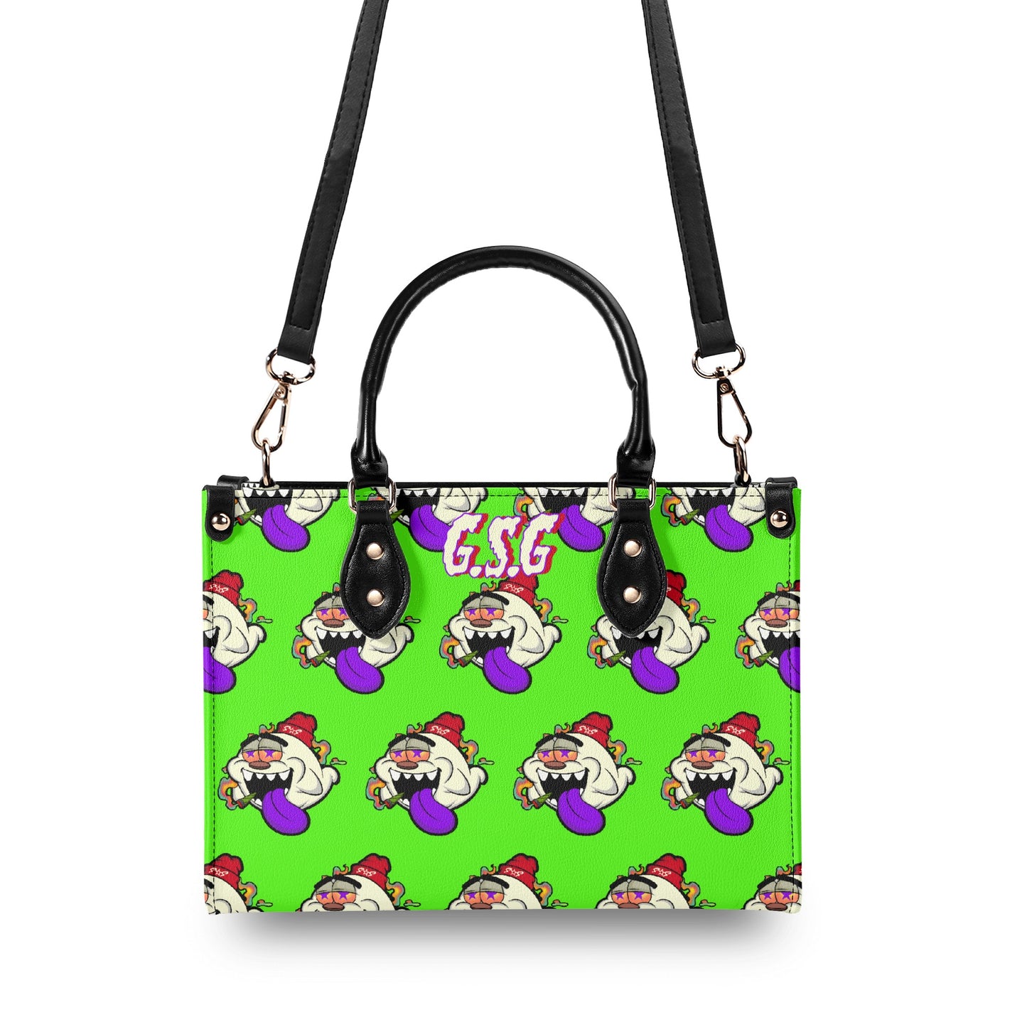 G.S.G Ghost Star Girl S.O.S Ghost Edition Goo Green Luxury Womens Leather Handbag