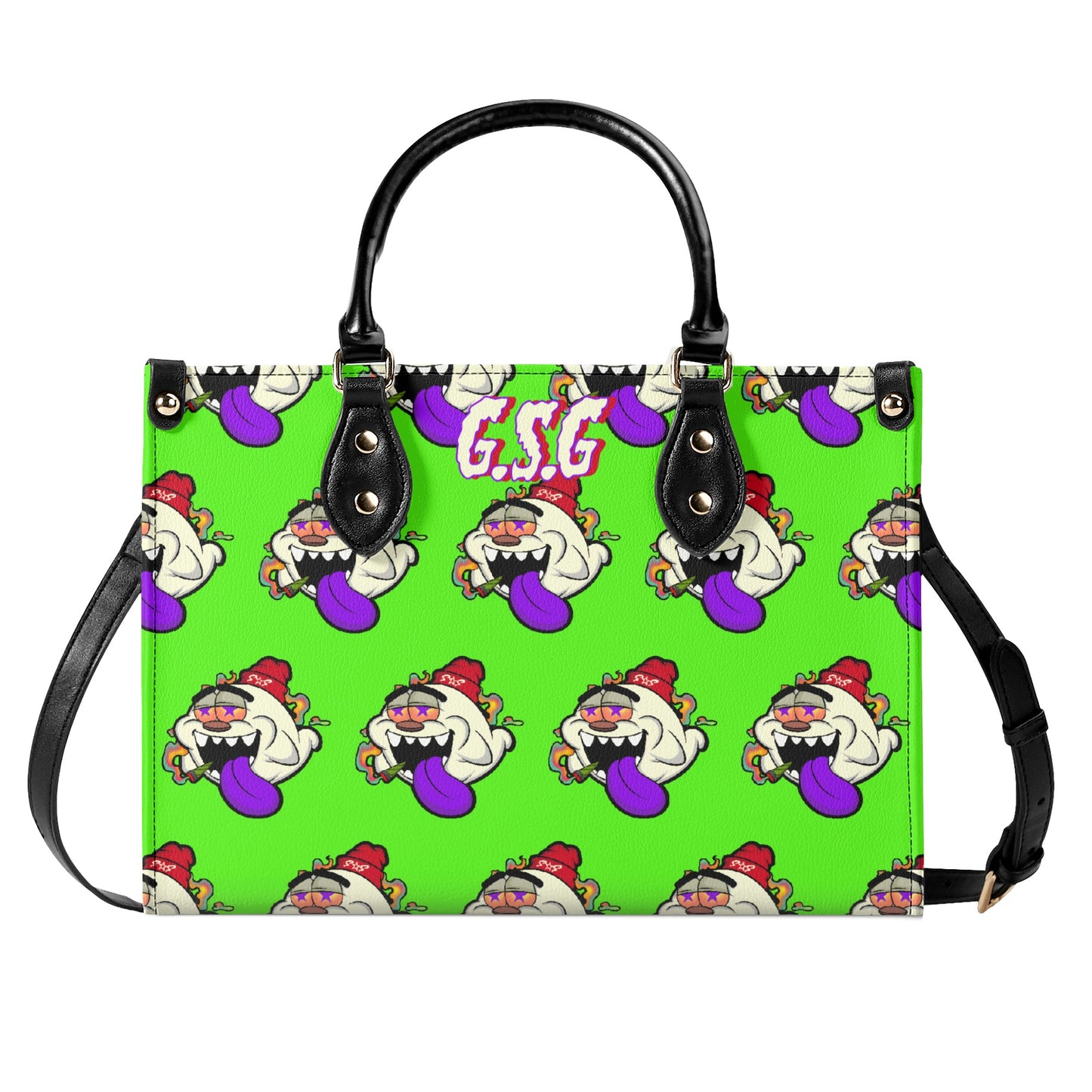 G.S.G Ghost Star Girl S.O.S Ghost Edition Goo Green Luxury Womens Leather Handbag