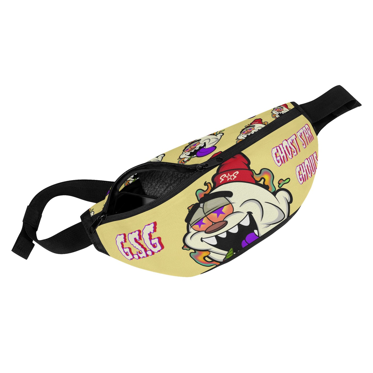 G.S.G Ghost Star Ghouls Tan Fanny Pack