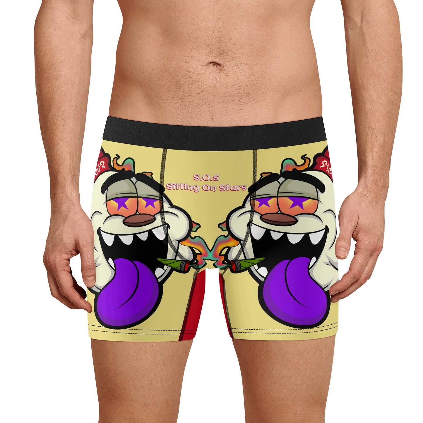 G.S.G Ghost Star Ghouls Mens Tan Classic Stretch Trunks & Underwear