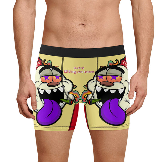 G.S.G Ghost Star Ghouls Mens Tan Classic Stretch Trunks & Underwear