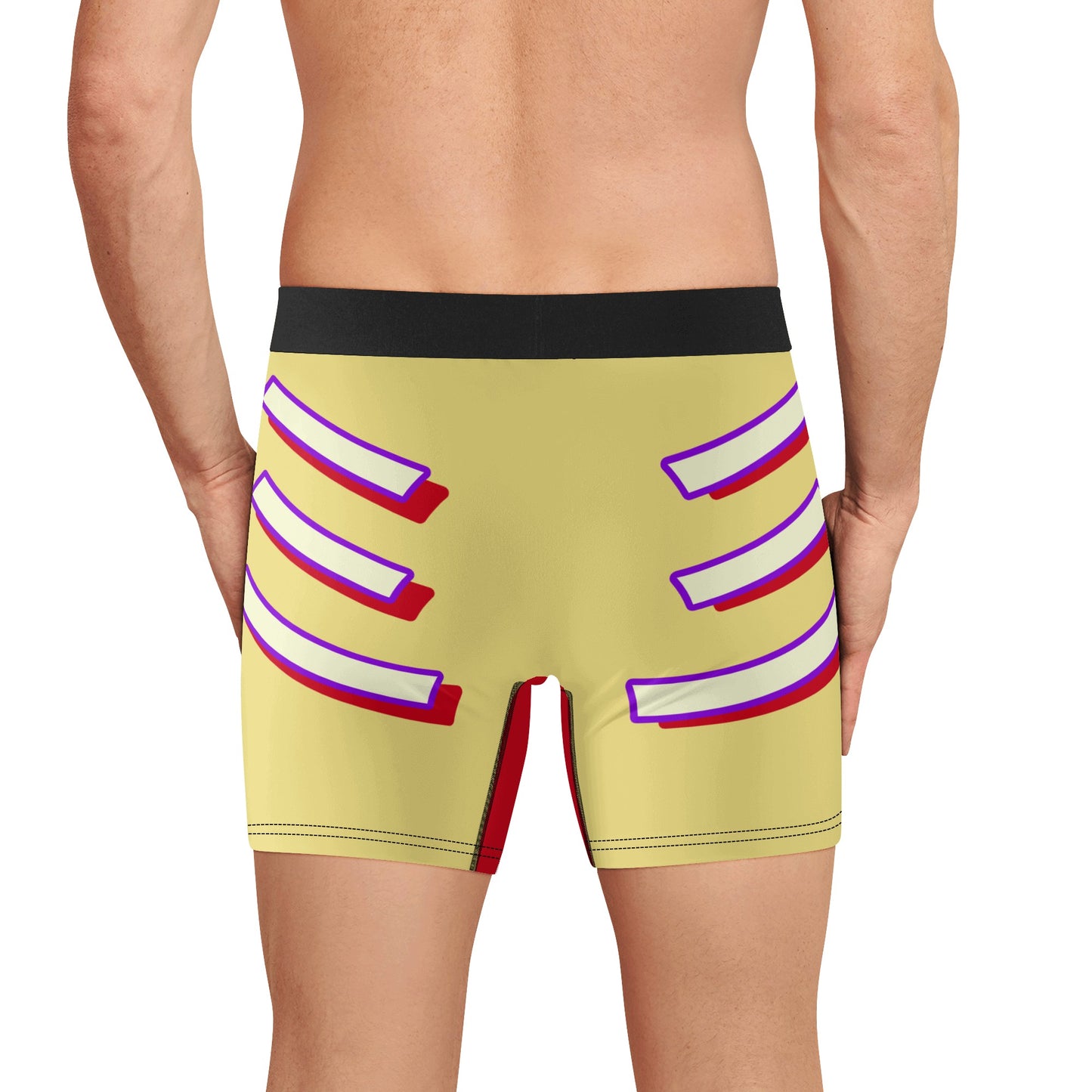 G.S.G Ghost Star Ghouls Mens Tan Classic Stretch Trunks & Underwear