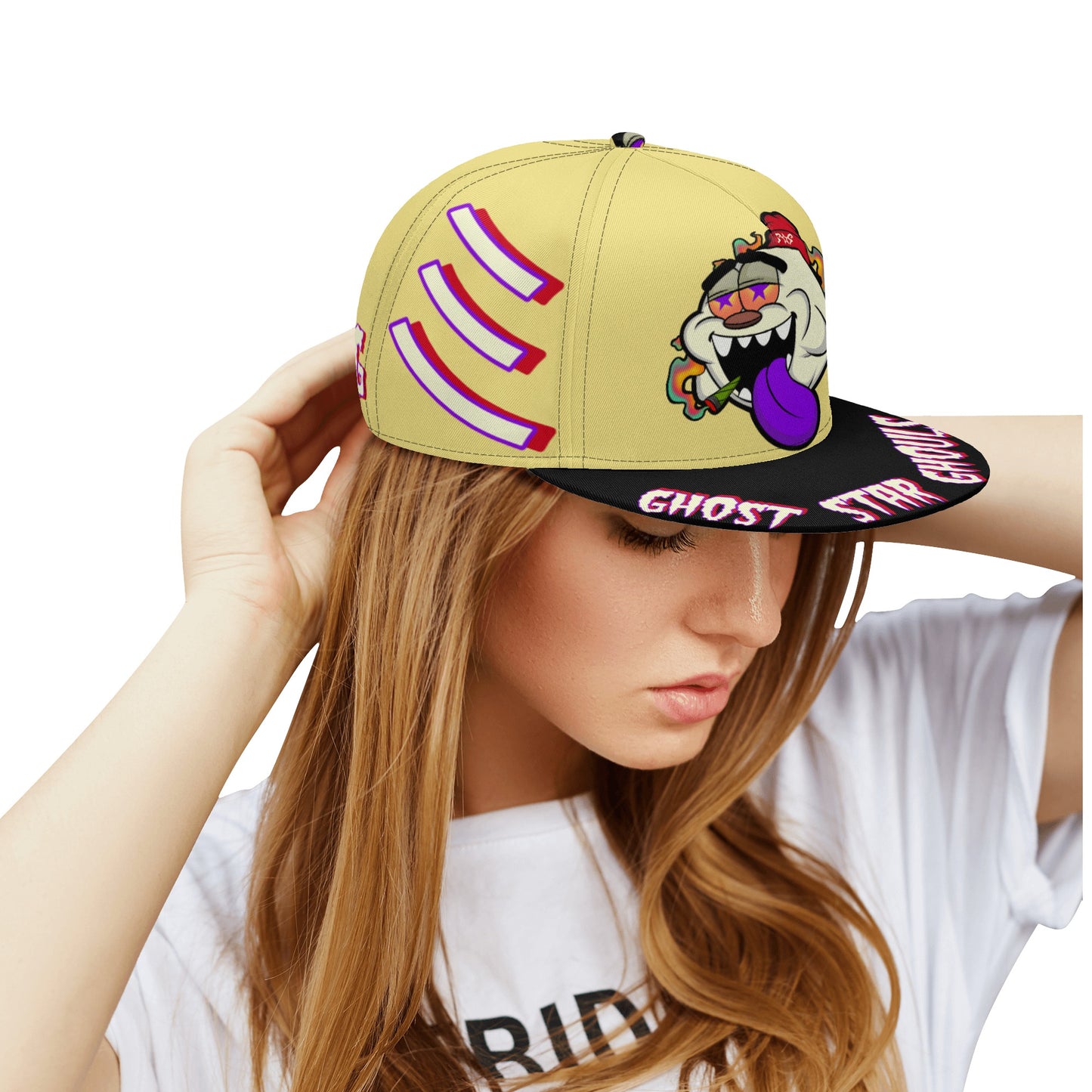 G.S.G Ghost Star Ghouls Tan Snapbacks