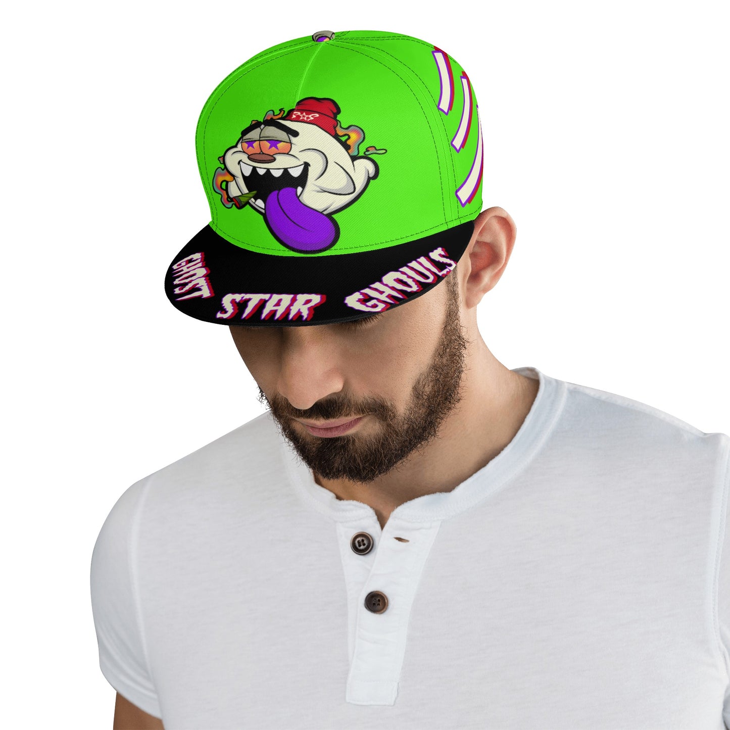 G.S.G Ghost Star Ghouls Goo Green Snapbacks