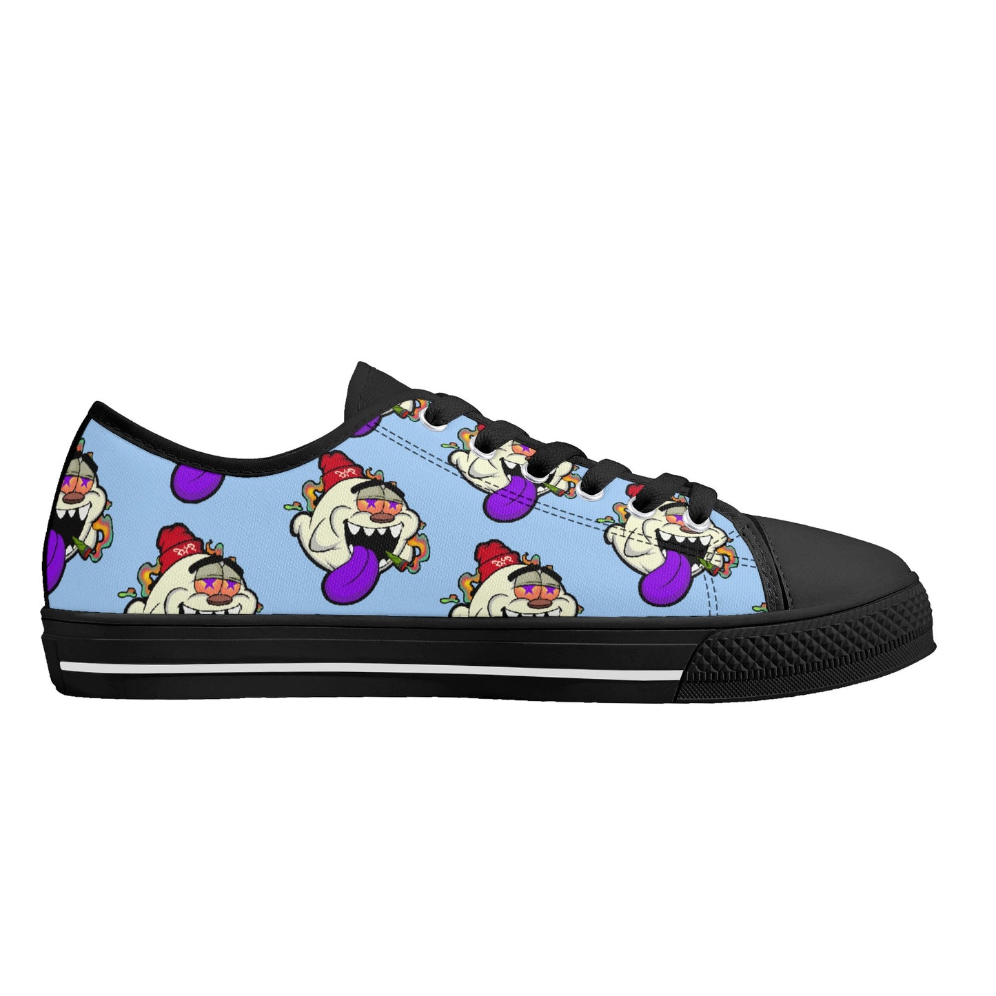 G.S.G Ghost Star Ghouls S.O.S Ghost Edition Mens Sky Blue Low Top Star Kicks