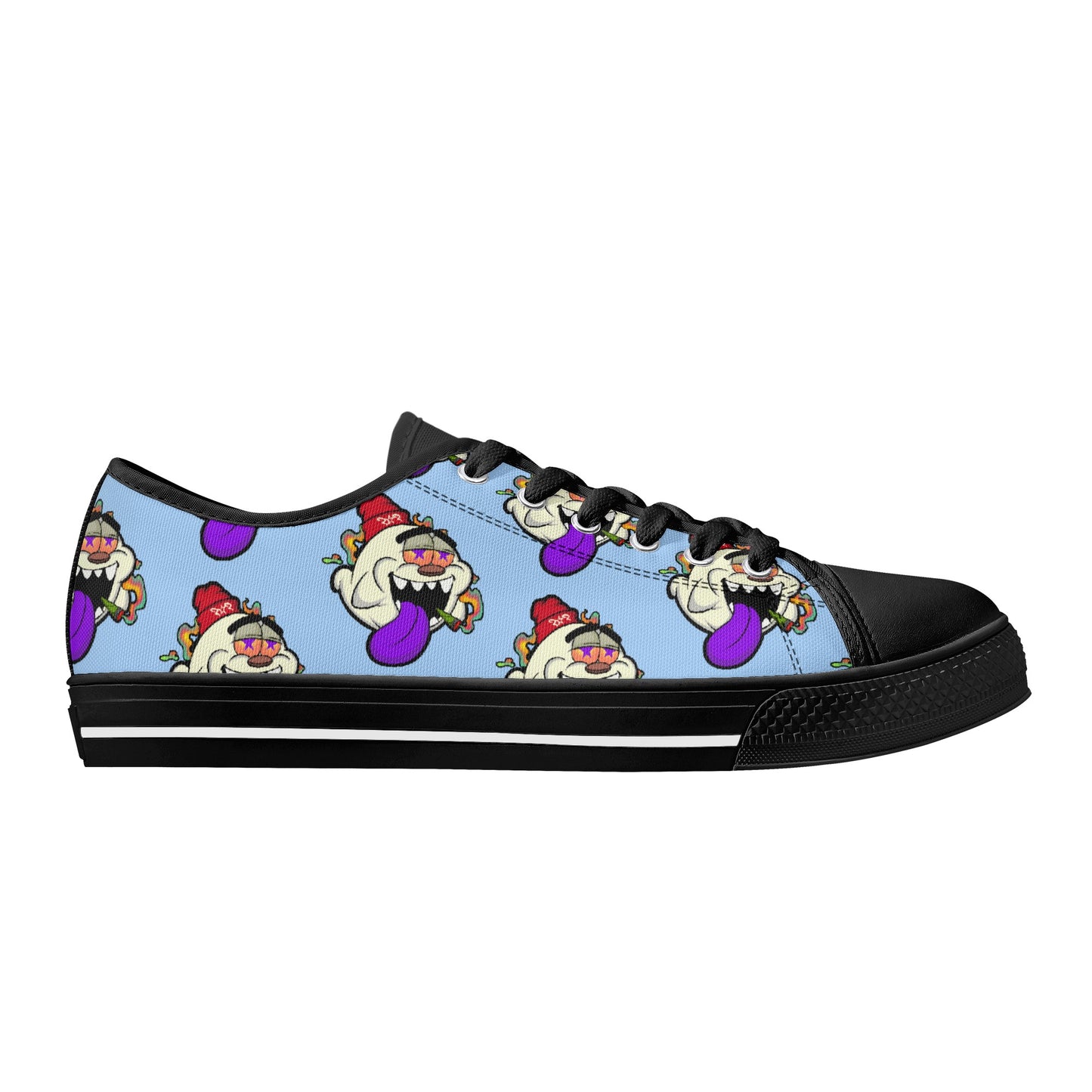 G.S.G Ghost Star Ghouls S.O.S Ghost Edition Mens Sky Blue Low Top Star Kicks