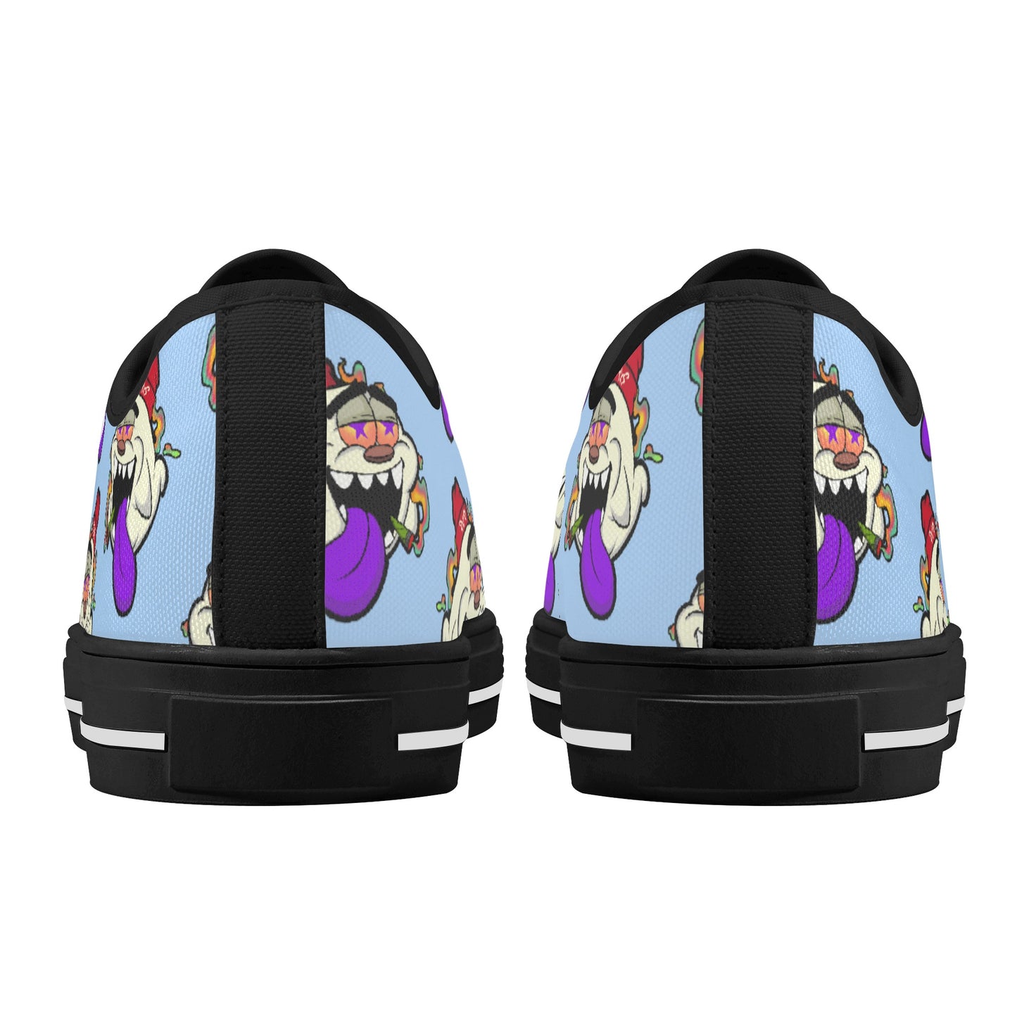 G.S.G Ghost Star Ghouls S.O.S Ghost Edition Mens Sky Blue Low Top Star Kicks