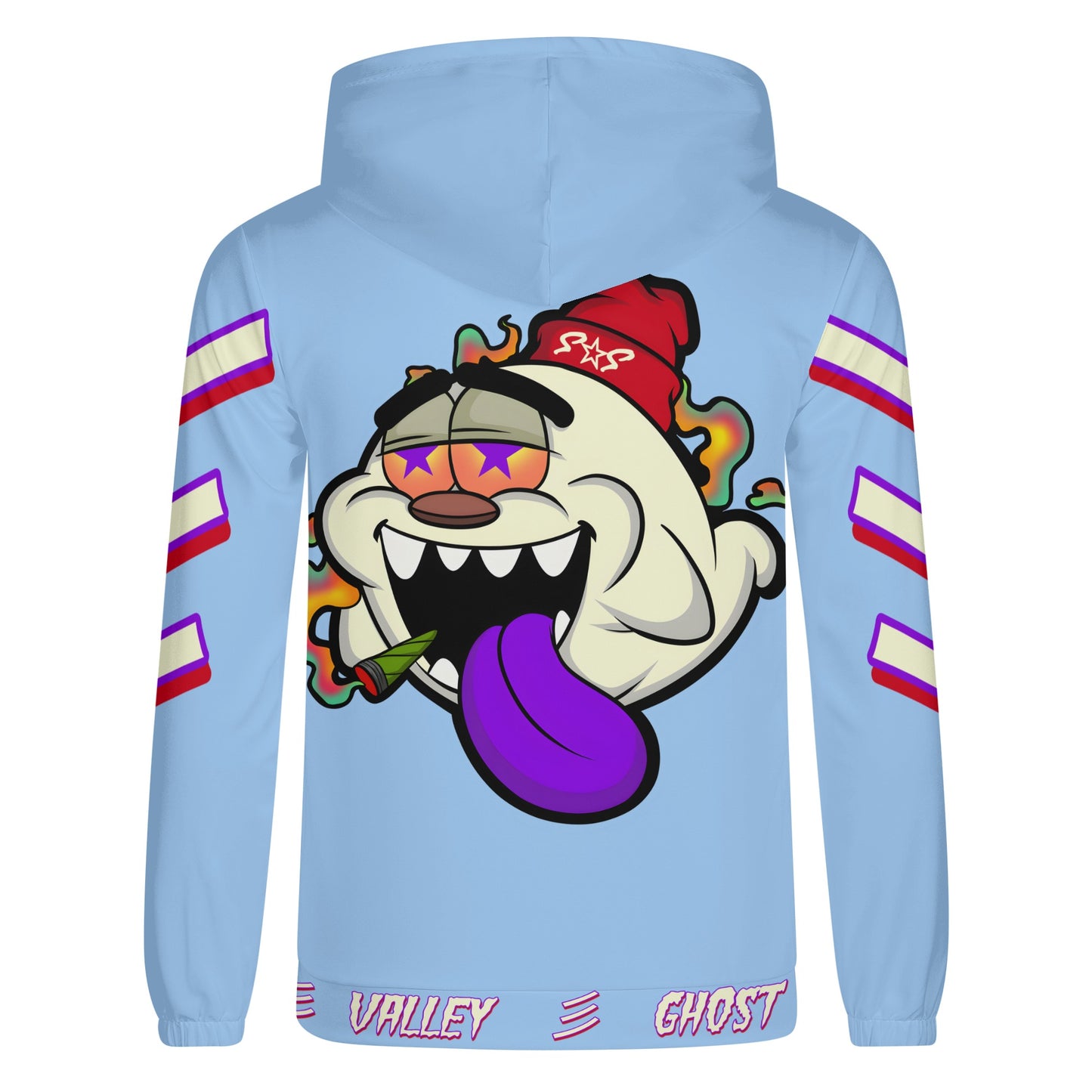 G.S.G Ghost Star Ghouls Mens Sky Blue Lightweight Hoodie