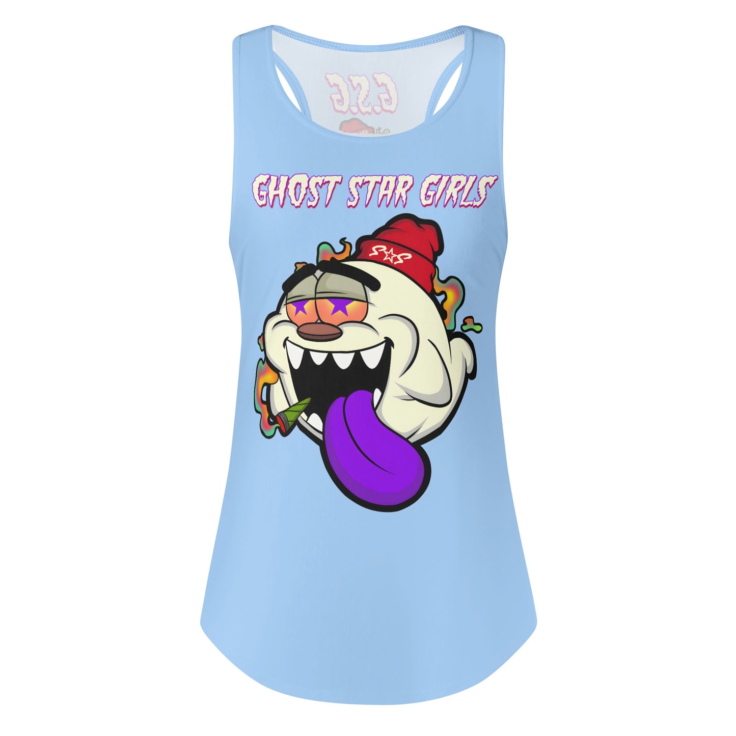 G.S.G Ghost Star Girl S.O.S Ghost Edition Womens Sky Blue Vest