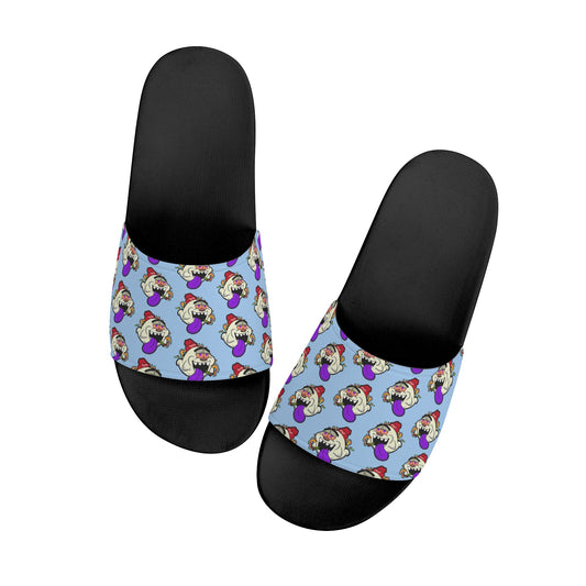 G.S.G Ghost Star Ghouls Mens Sky Blue Star Slides