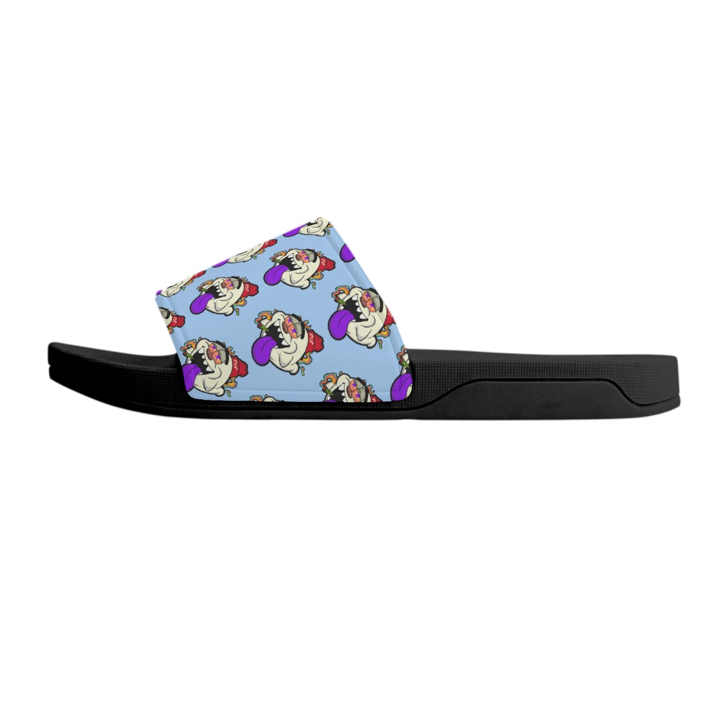 G.S.G Ghost Star Ghouls Mens Sky Blue Star Slides