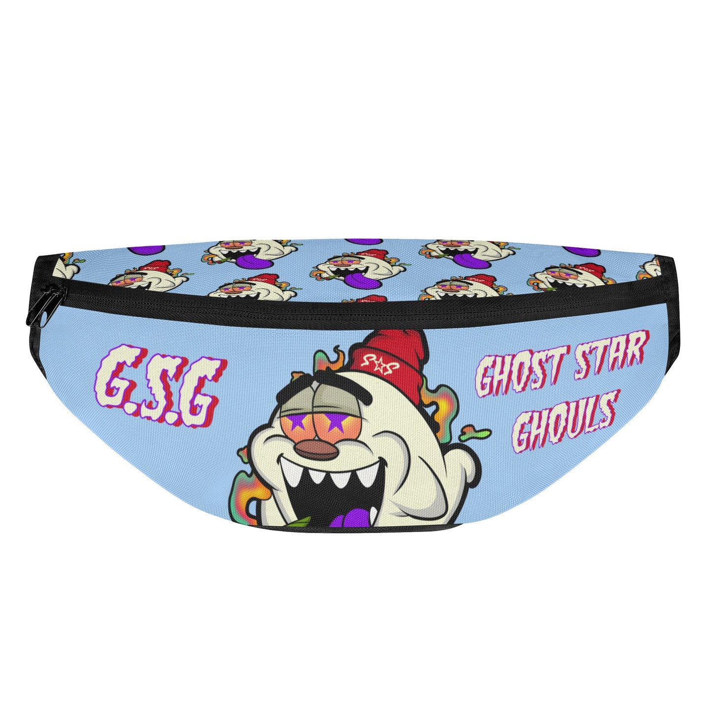 G.S.G Ghost Star Ghouls Sky Blue Fanny Pack