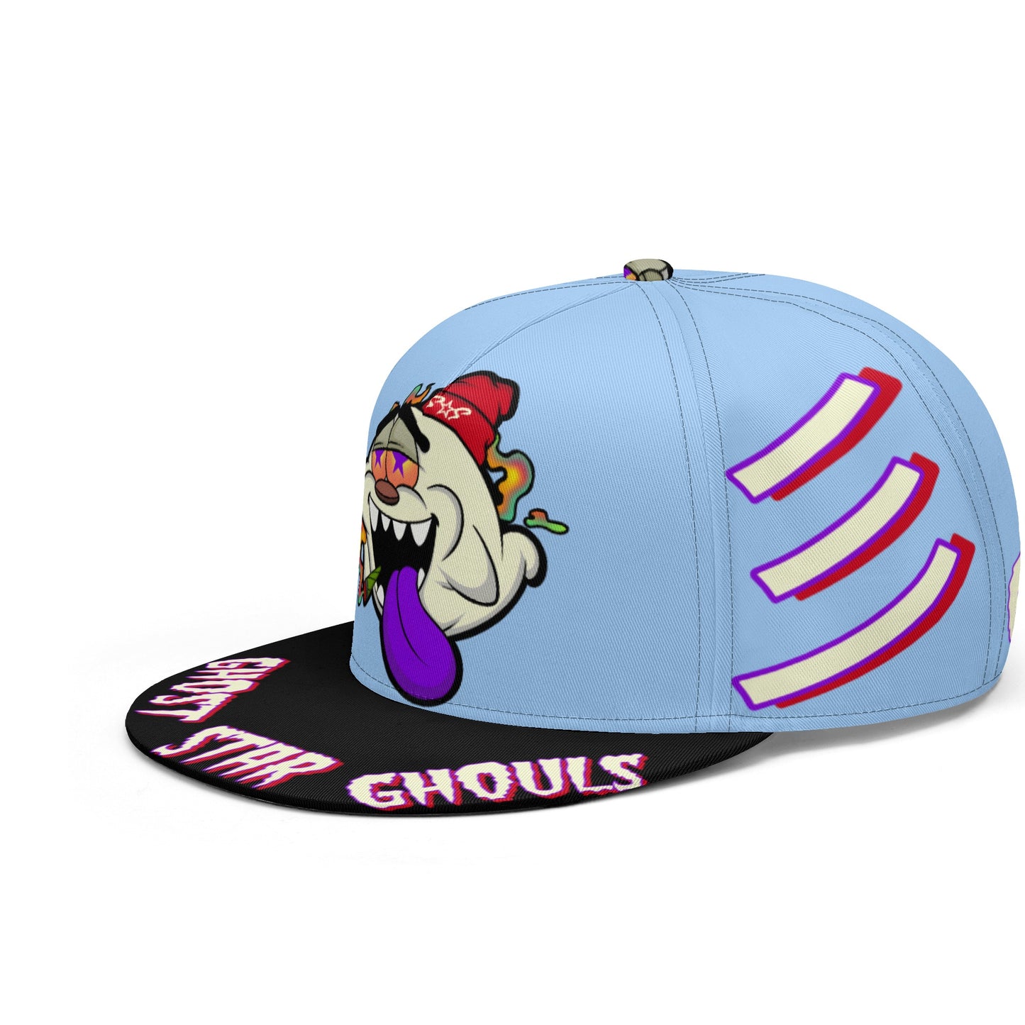 G.S.G Ghost Star Ghouls S.O.S Ghost Edition Sky Blue Snapbacks