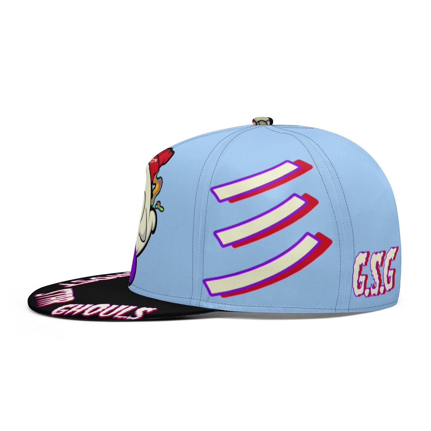 G.S.G Ghost Star Ghouls S.O.S Ghost Edition Sky Blue Snapbacks