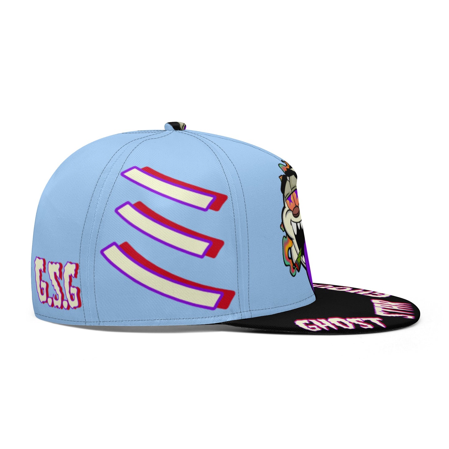 G.S.G Ghost Star Ghouls S.O.S Ghost Edition Sky Blue Snapbacks