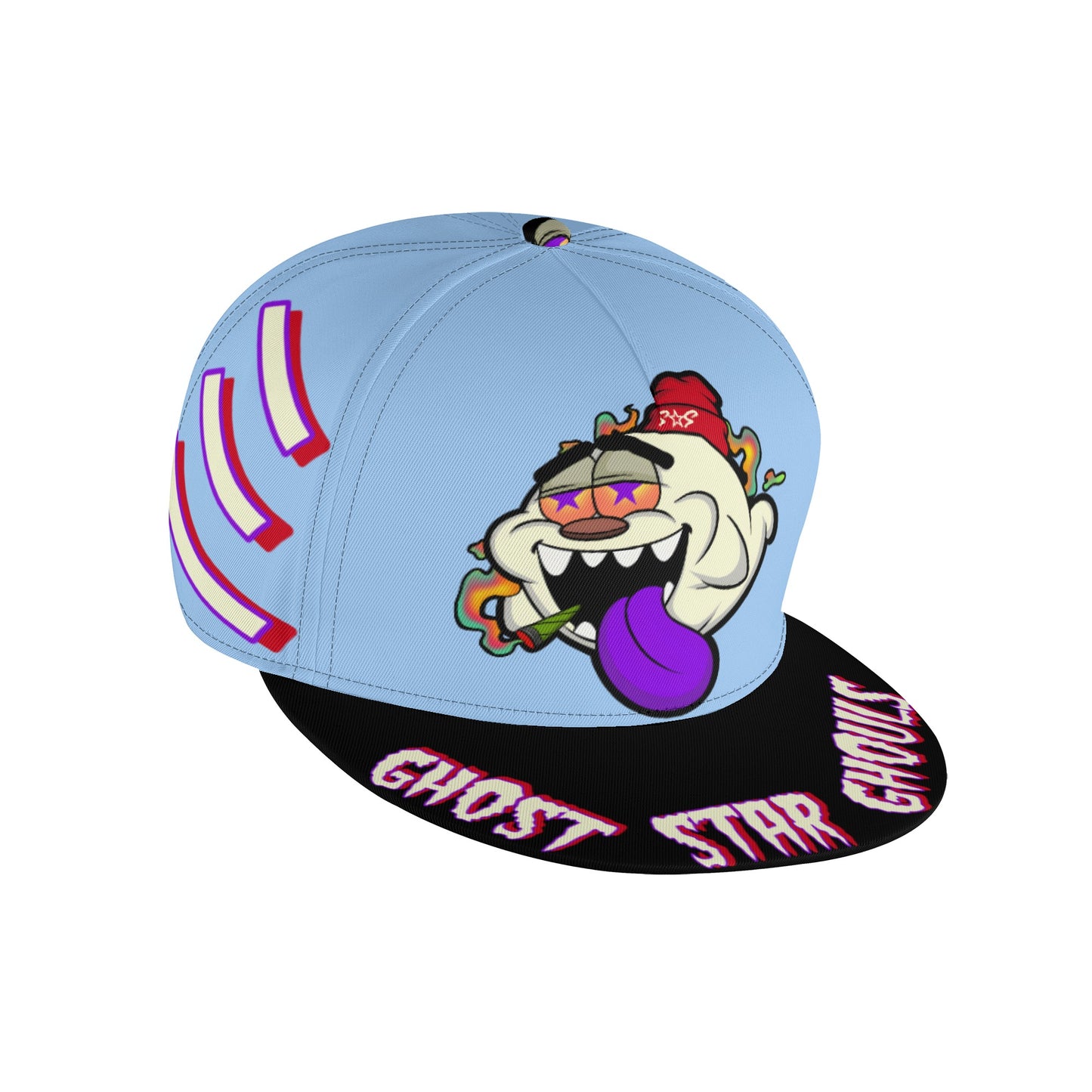 G.S.G Ghost Star Ghouls S.O.S Ghost Edition Sky Blue Snapbacks