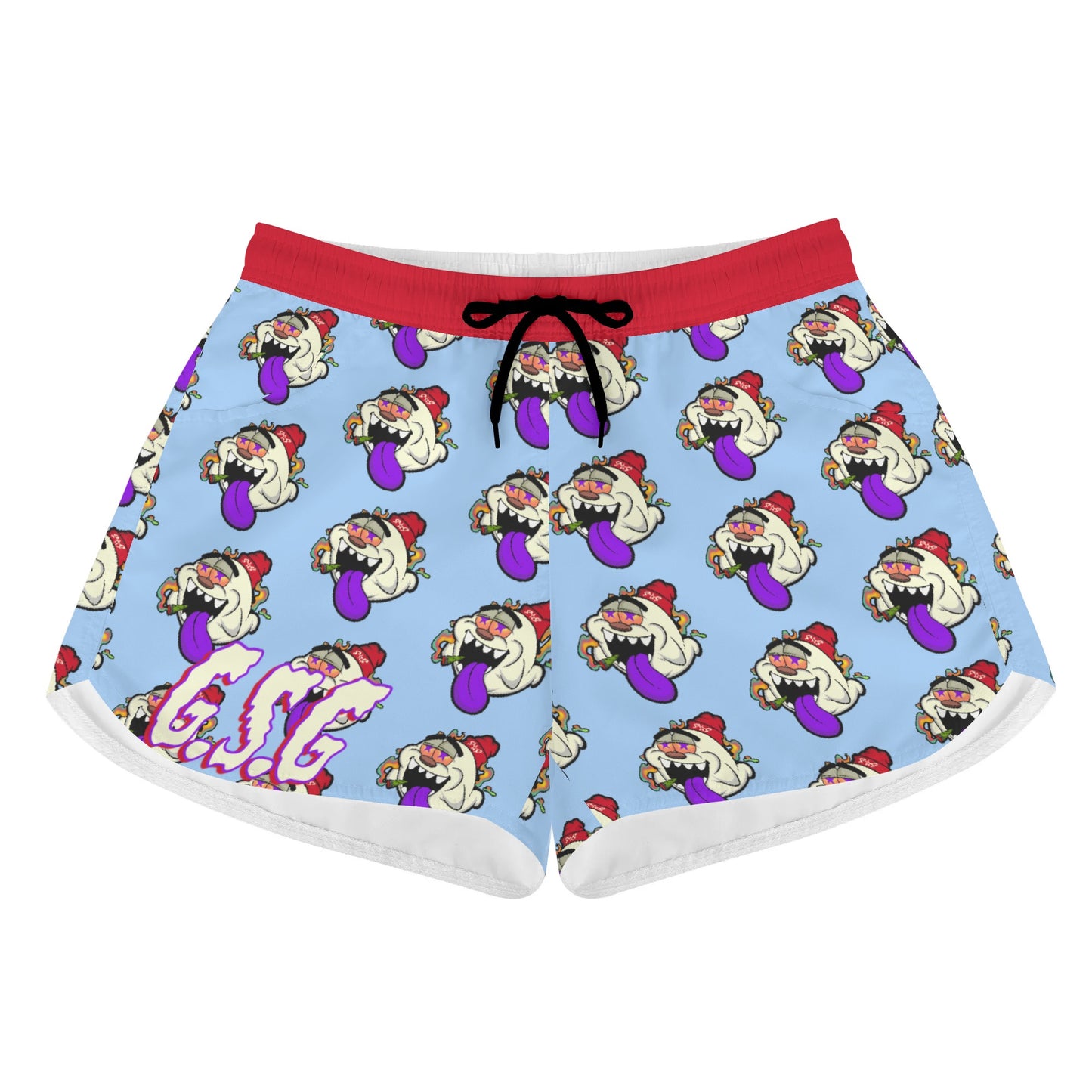 G.S.G Ghost Star Girl Womens Sky Blue Shorts