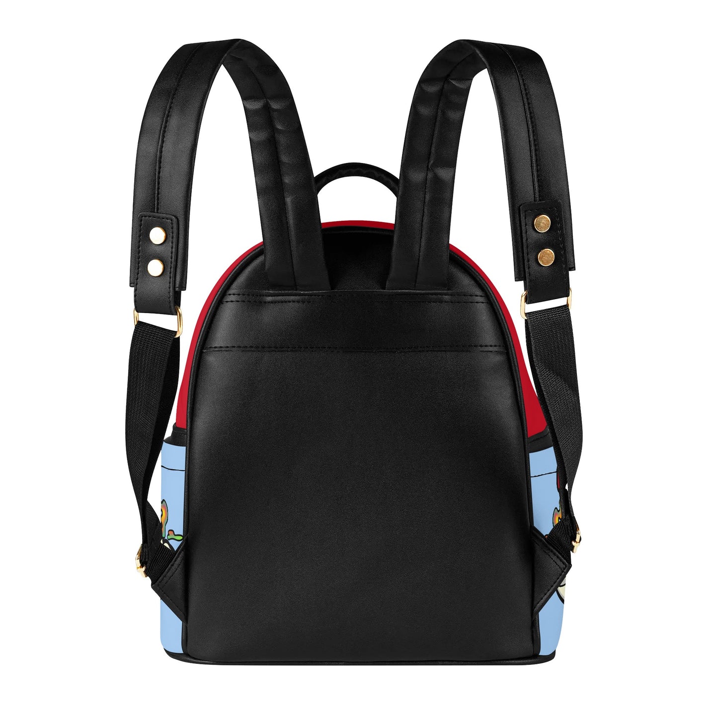 G.S.G Ghost Star Girl  SkyBlue/Maroon Backpack