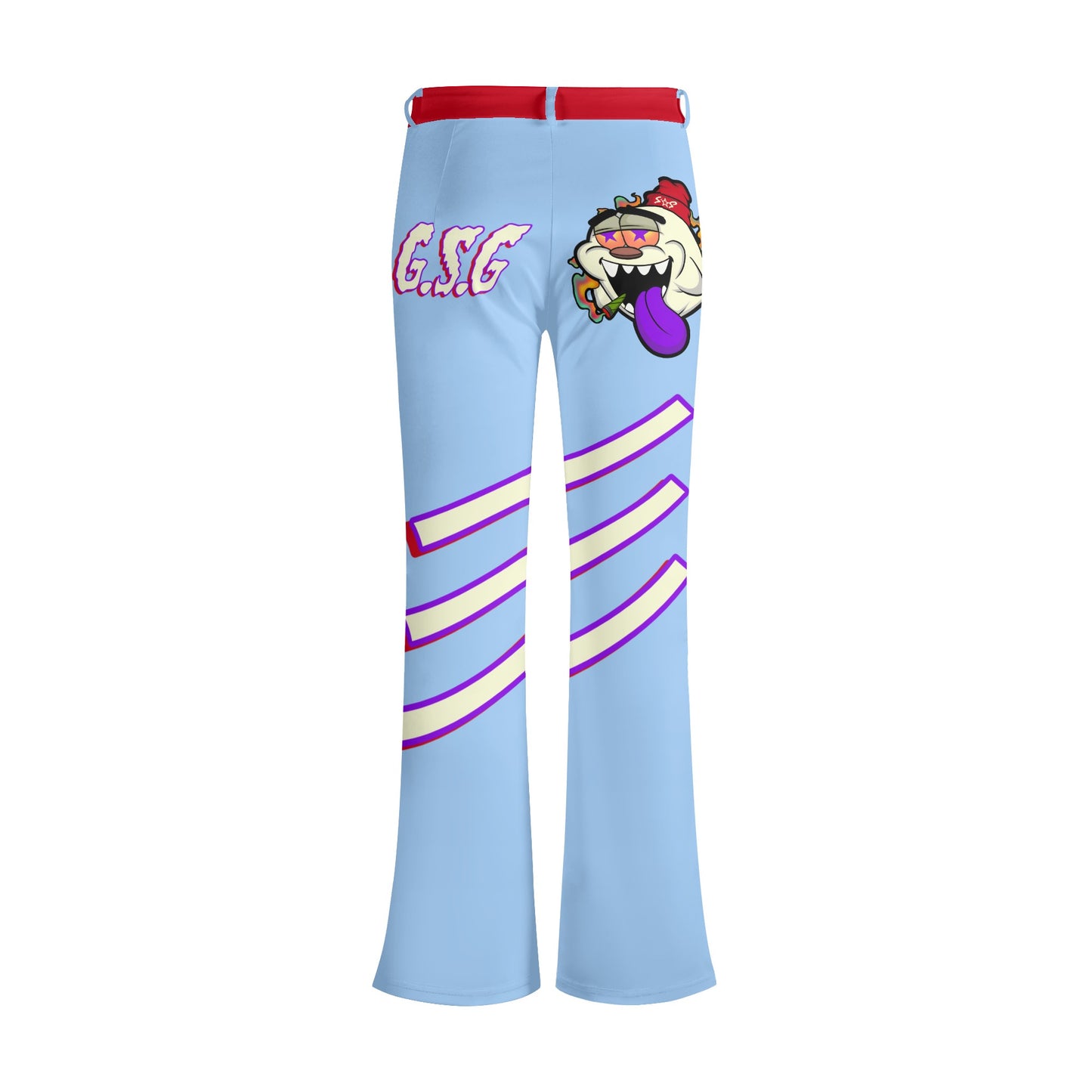 G.S.G Ghost Star Girl Womens Sky Blue Pants