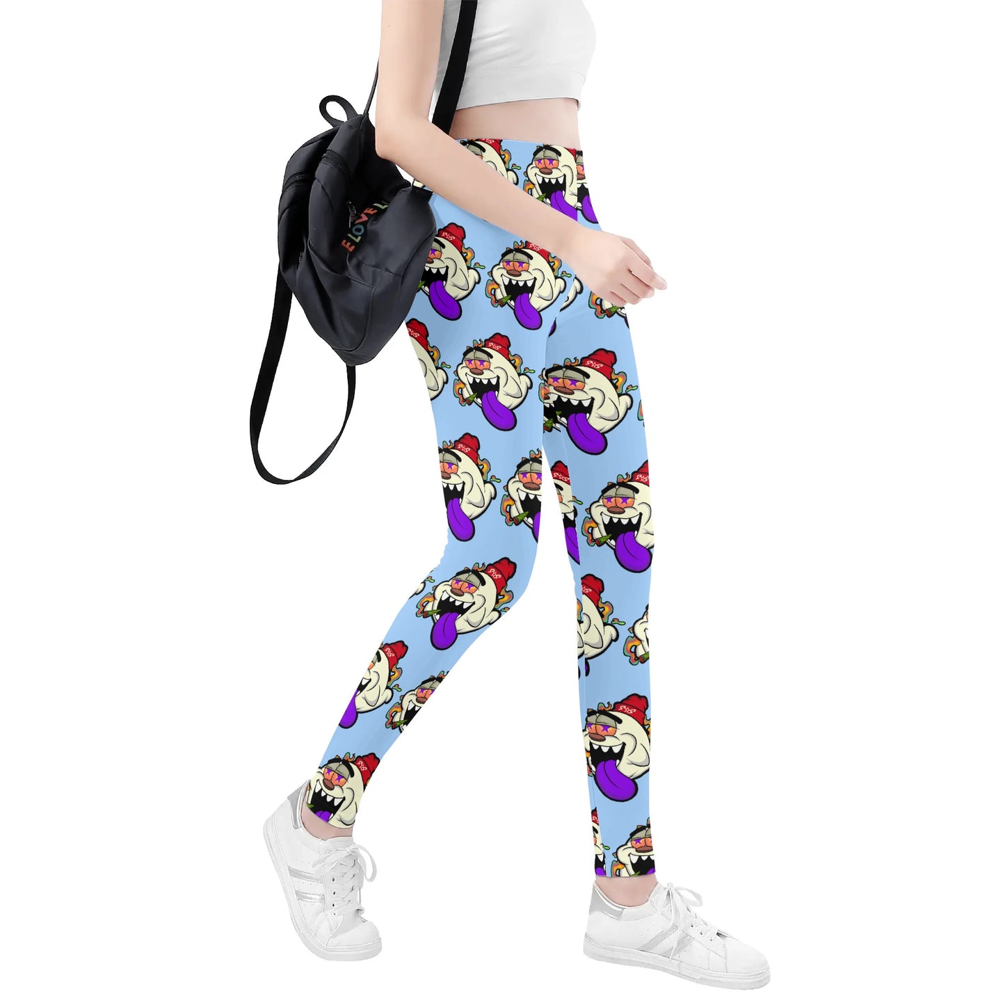 G.S.G Ghost Star Girl Womens Soft Sky Blue Legging Yoga Pants