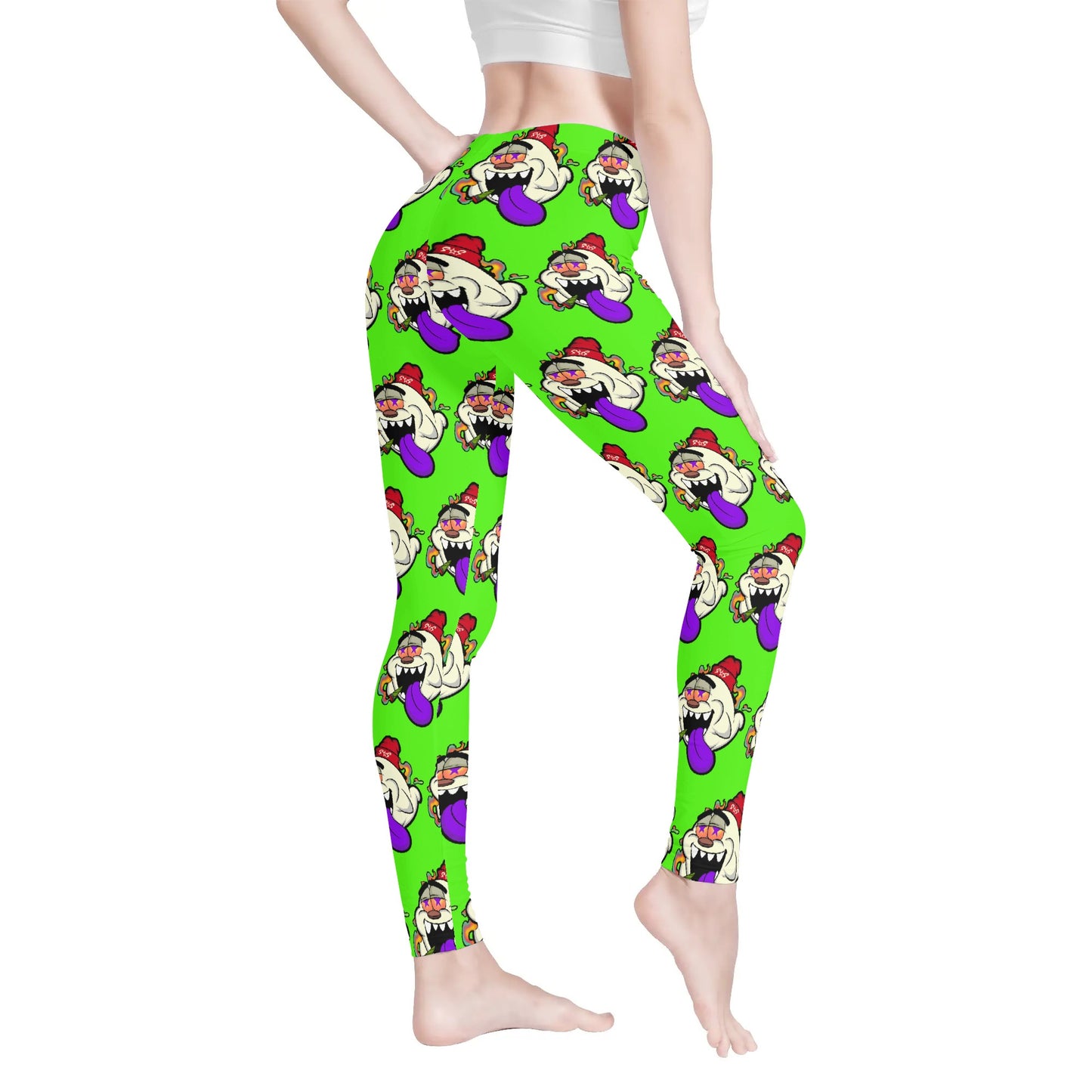 G.S.G Ghost Star Girl Womens Goo Green Legging Yoga Pants