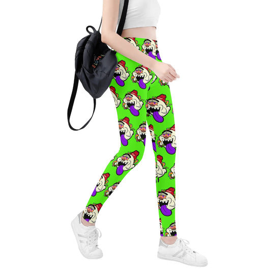 G.S.G Ghost Star Girl Womens Goo Green Legging Yoga Pants