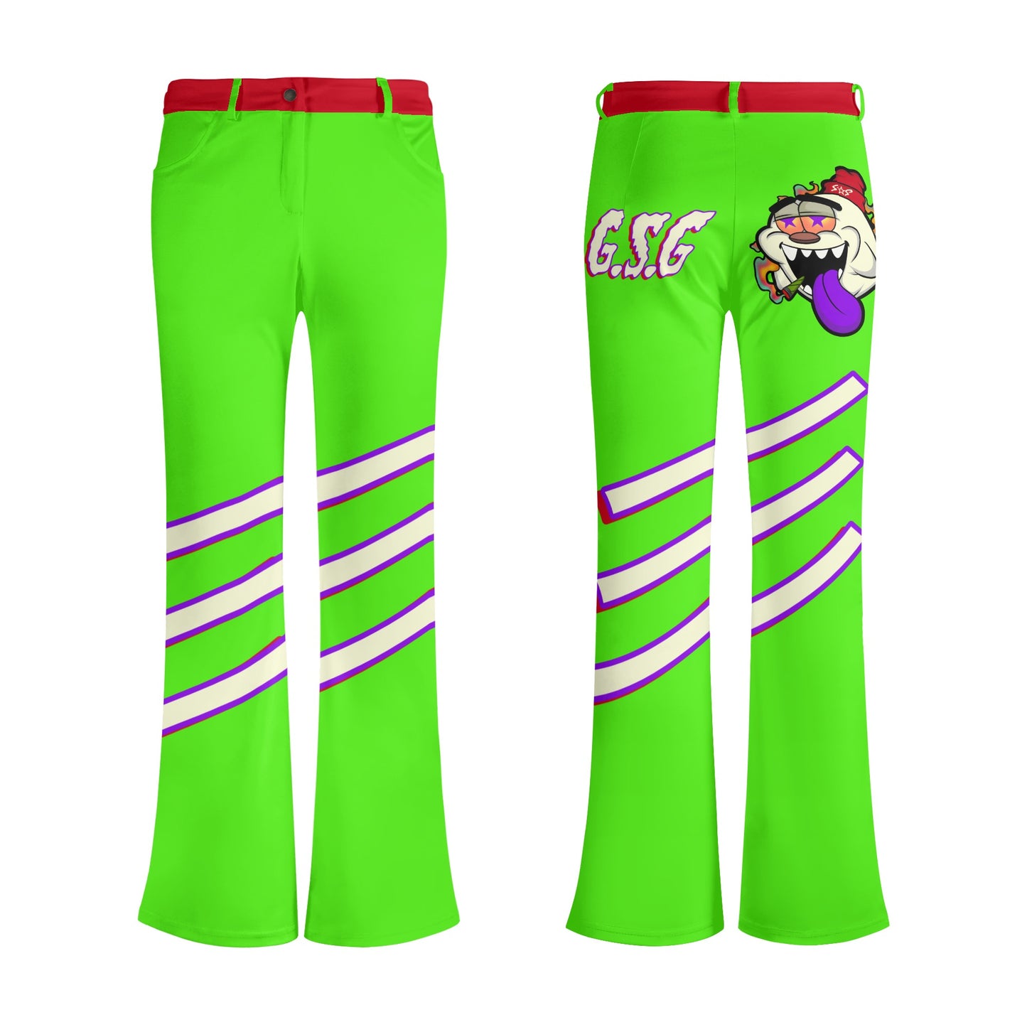 G.S.G Ghost Star Girl Womens Goo Green Pants