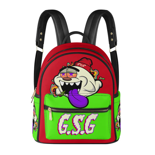 G.S.G Ghost Star Girl  GooGreen/Maroon Backpack