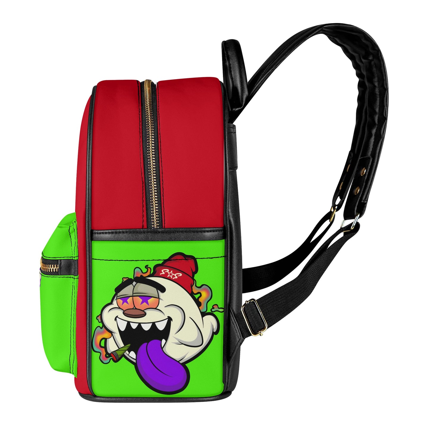 G.S.G Ghost Star Girl  GooGreen/Maroon Backpack