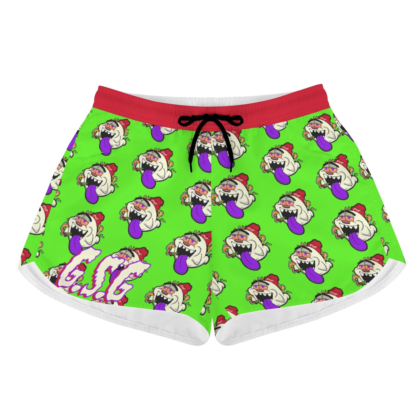 G.S.G Ghost Star Girl Womens Goo Green Shorts