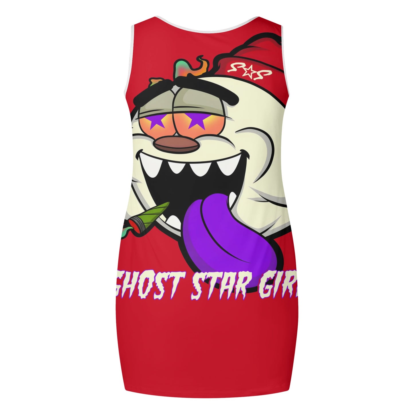 G.S.G Ghost Star Girl Womens Goo Green Elegant Sleeveless Vest Dress