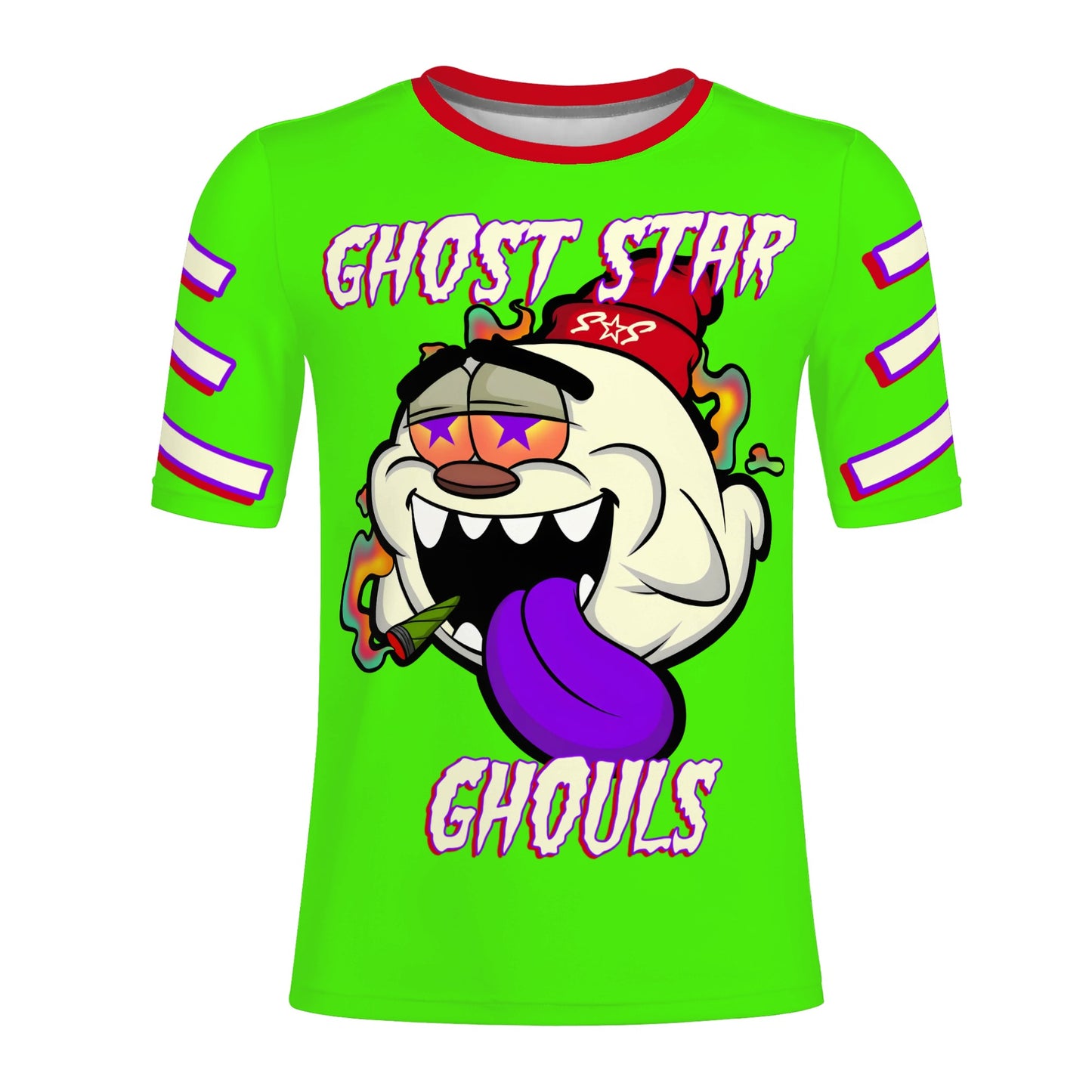 G.S.G Ghost Star Ghouls S.O.S Ghost Edition Mens Goo Green T-shirts