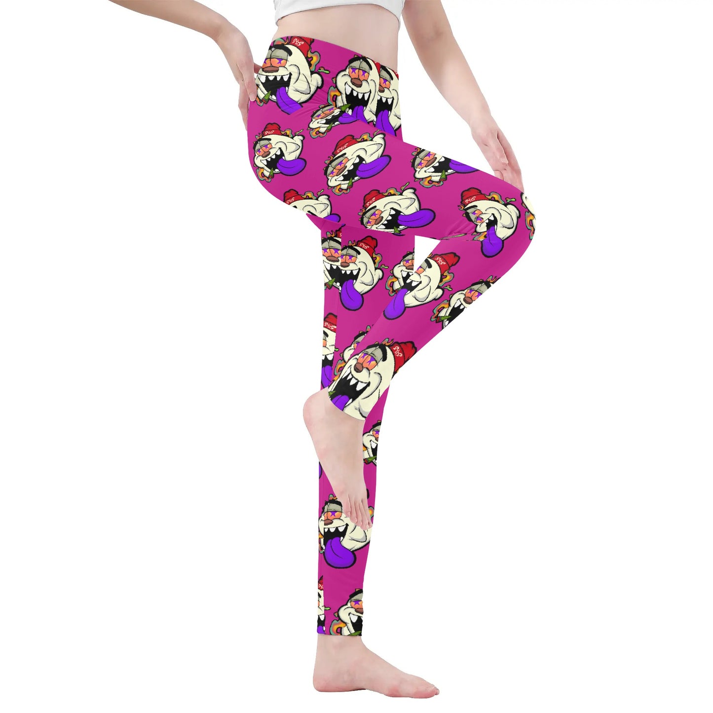 G.S.G Ghost Star Girl Womens Soft Purple Legging Yoga Pants