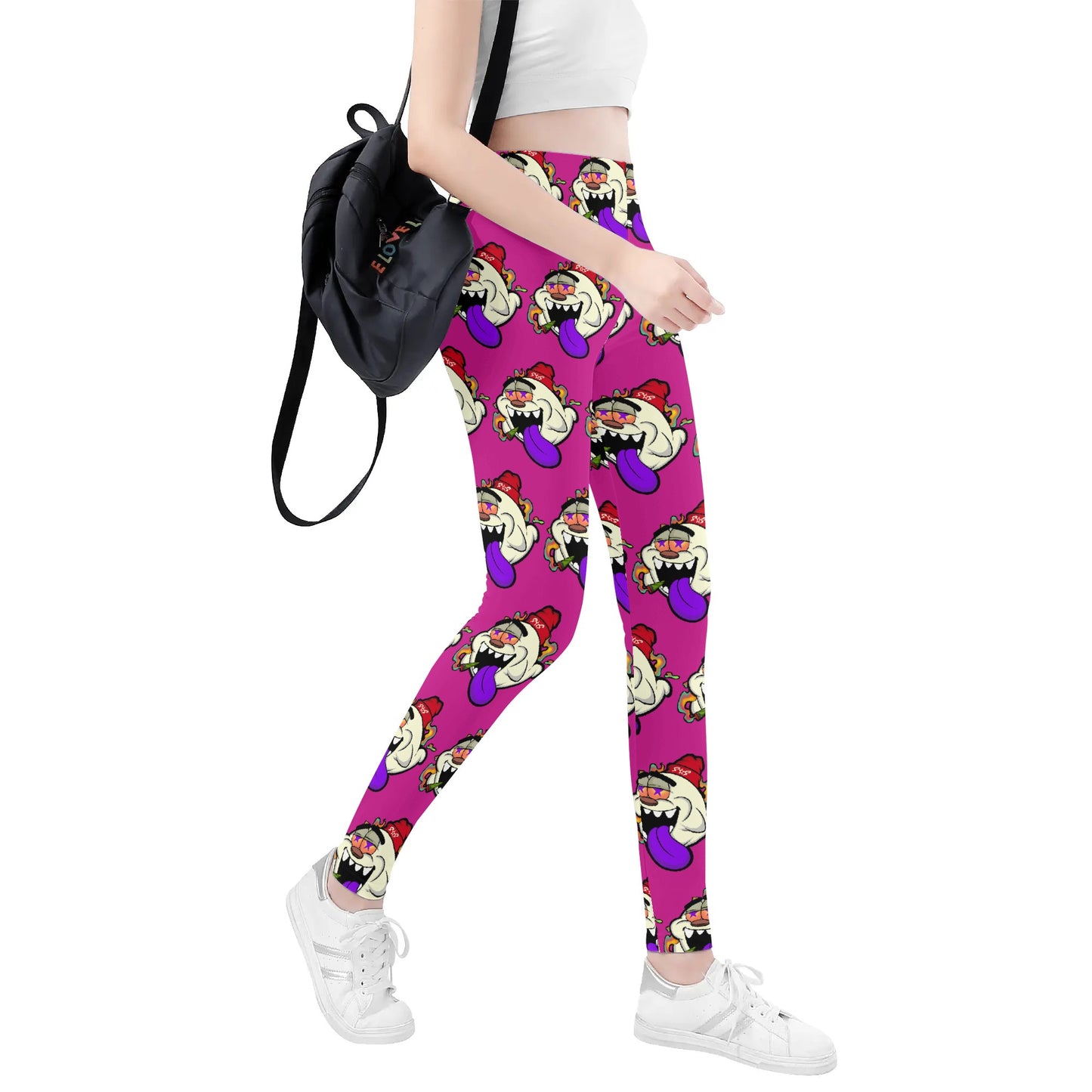 G.S.G Ghost Star Girl Womens Soft Purple Legging Yoga Pants