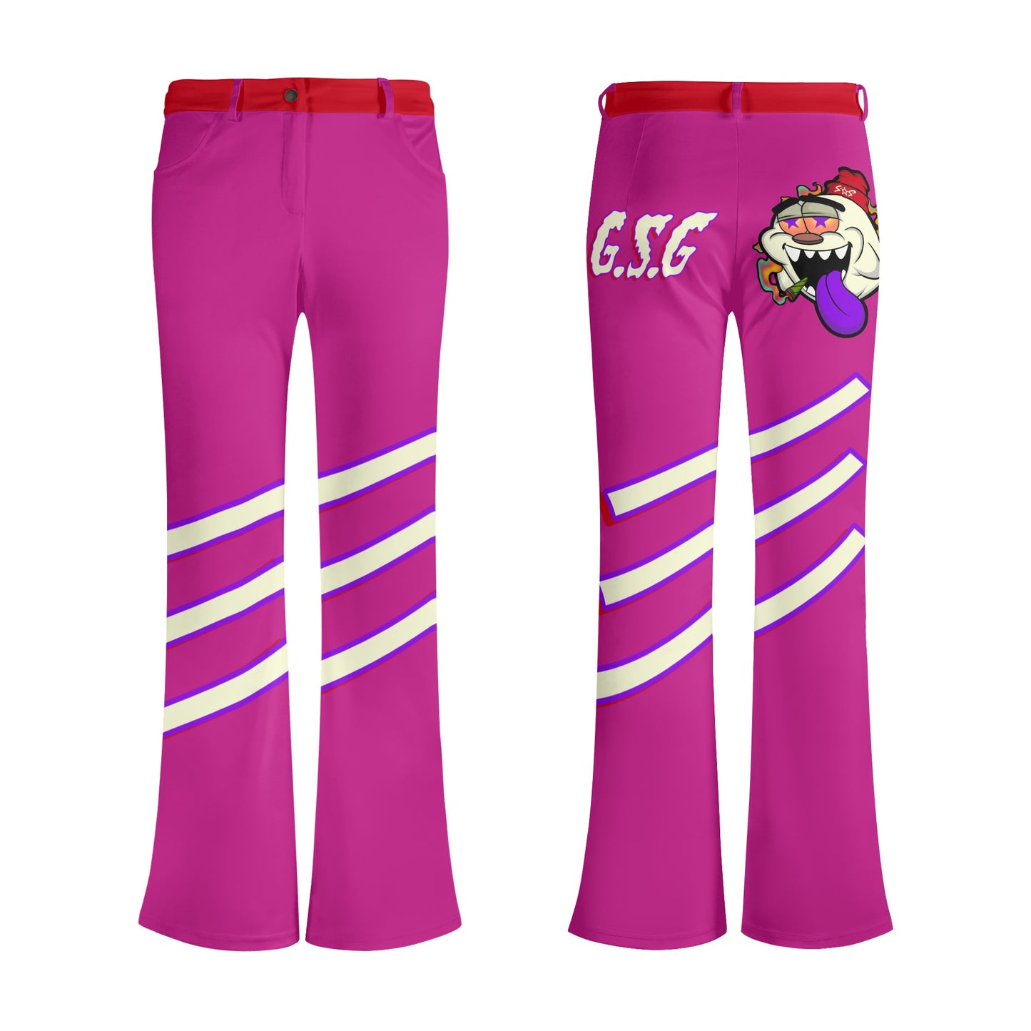 G.S.G Ghost Star Girl Womens Purple Pants