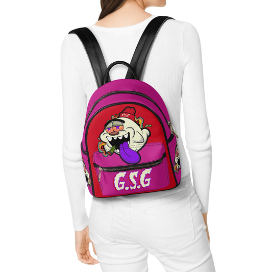 G.S.G Ghost Star Girl Purple/Maroon Backpack