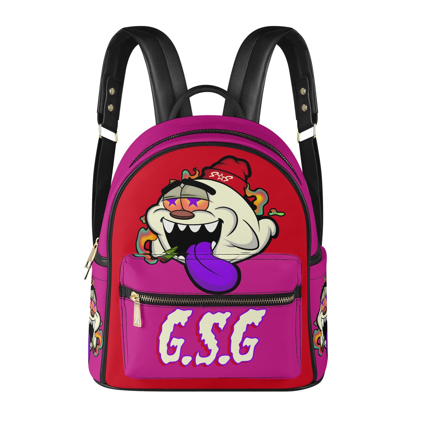 G.S.G Ghost Star Girl Purple/Maroon Backpack