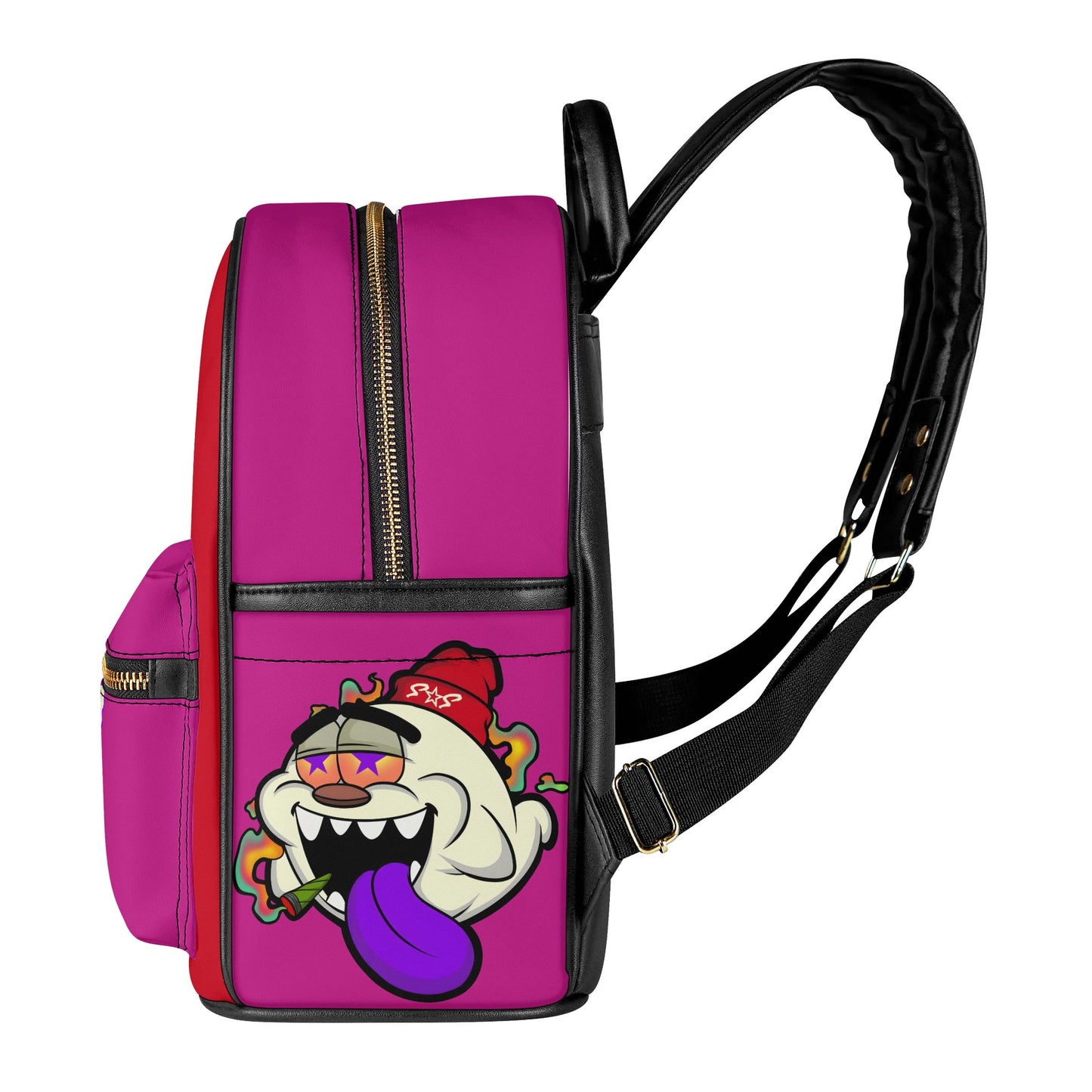 G.S.G Ghost Star Girl Purple/Maroon Backpack