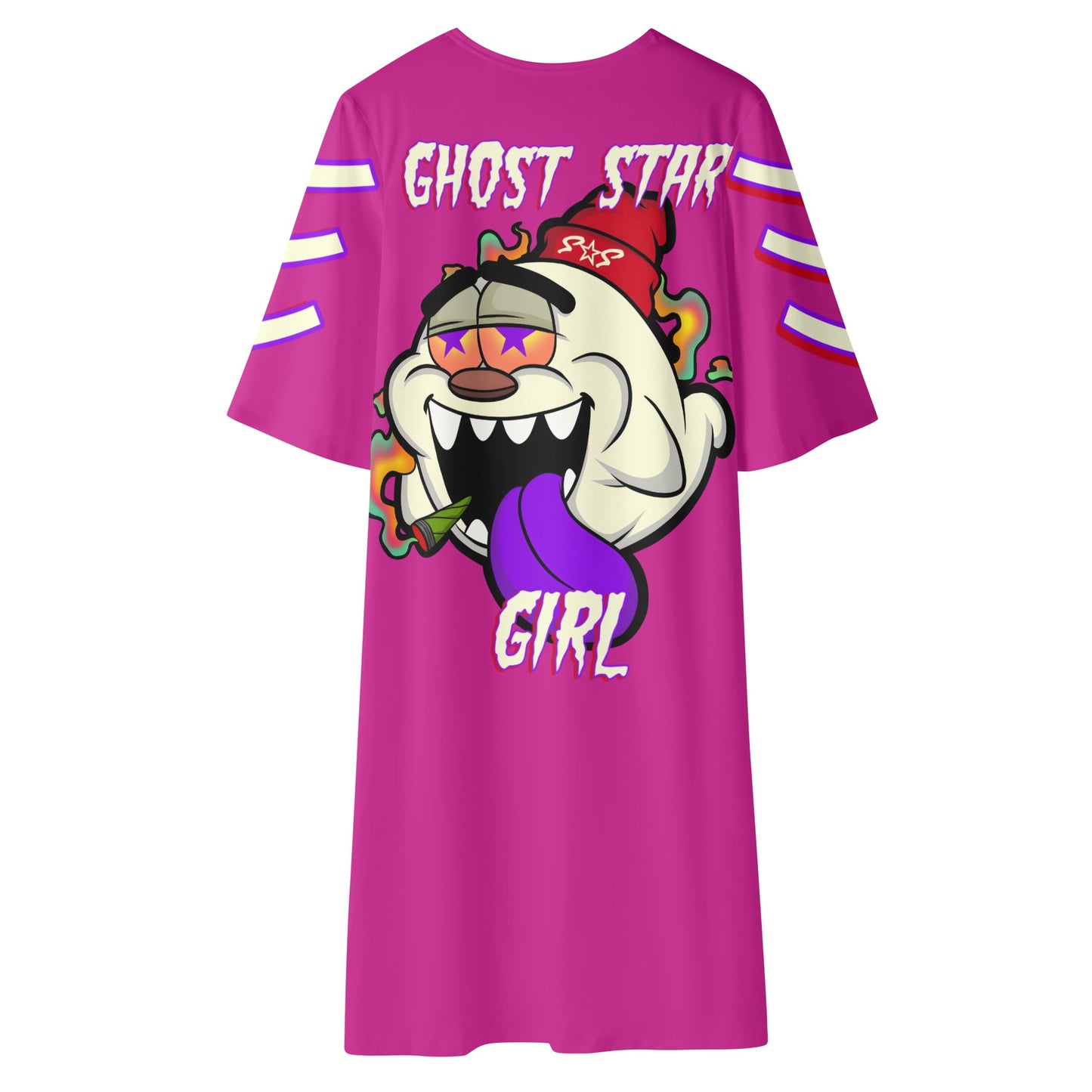 G.S.G Ghost Star Girl Womens Purple Half Sleeve Kimono Cardigan