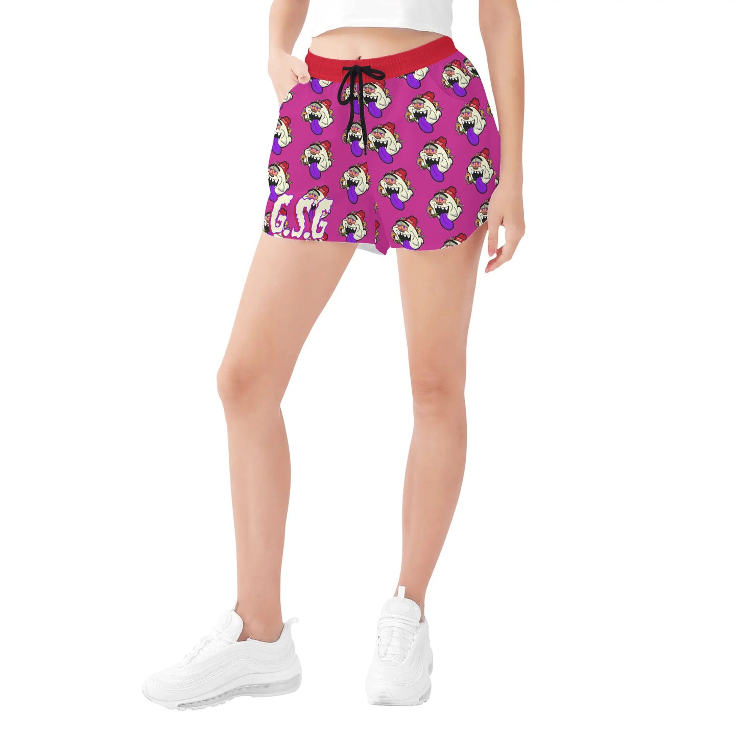 G.S.G Ghost Star Girl Womens Purple Shorts