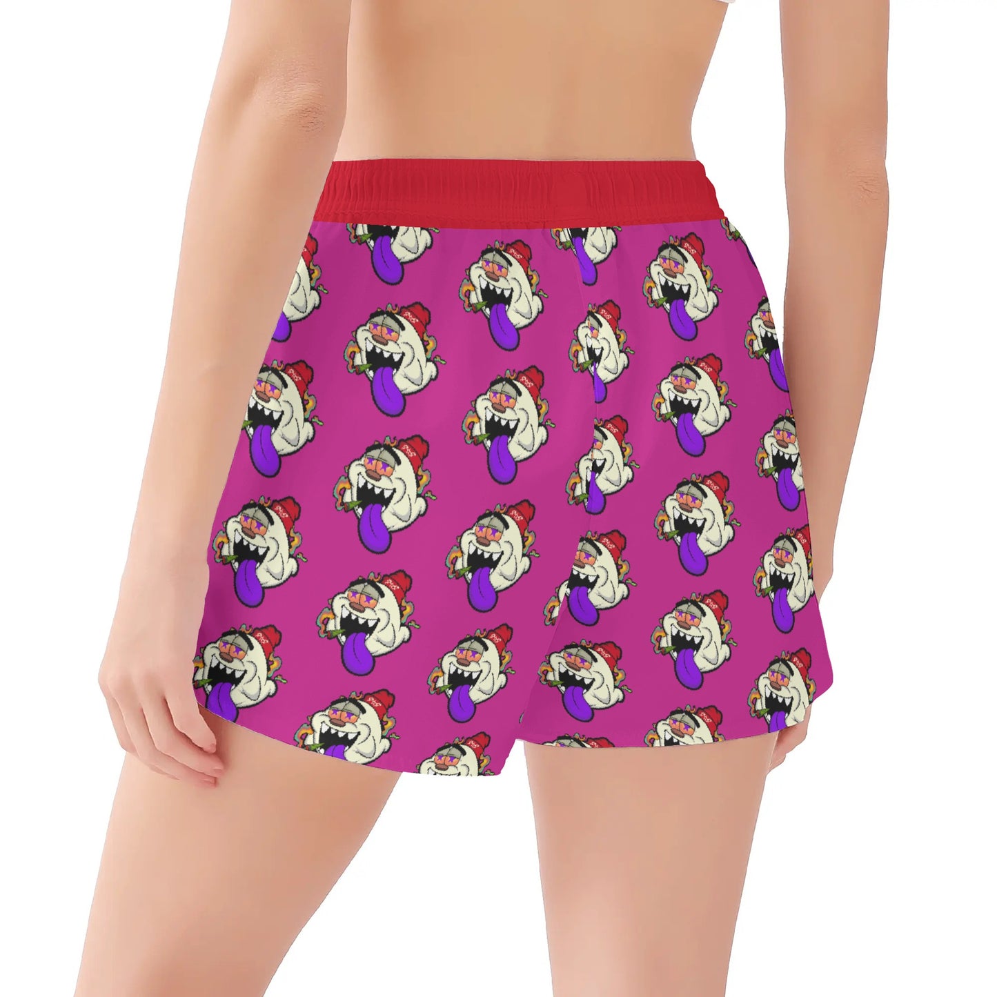 G.S.G Ghost Star Girl Womens Purple Shorts