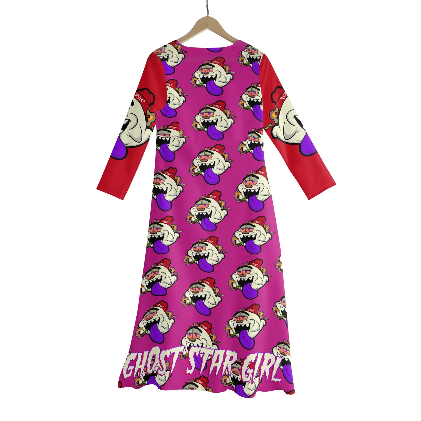 G.S.G Ghost Star Girl Womens Purple Tie-Up Beach Cover Up Dress